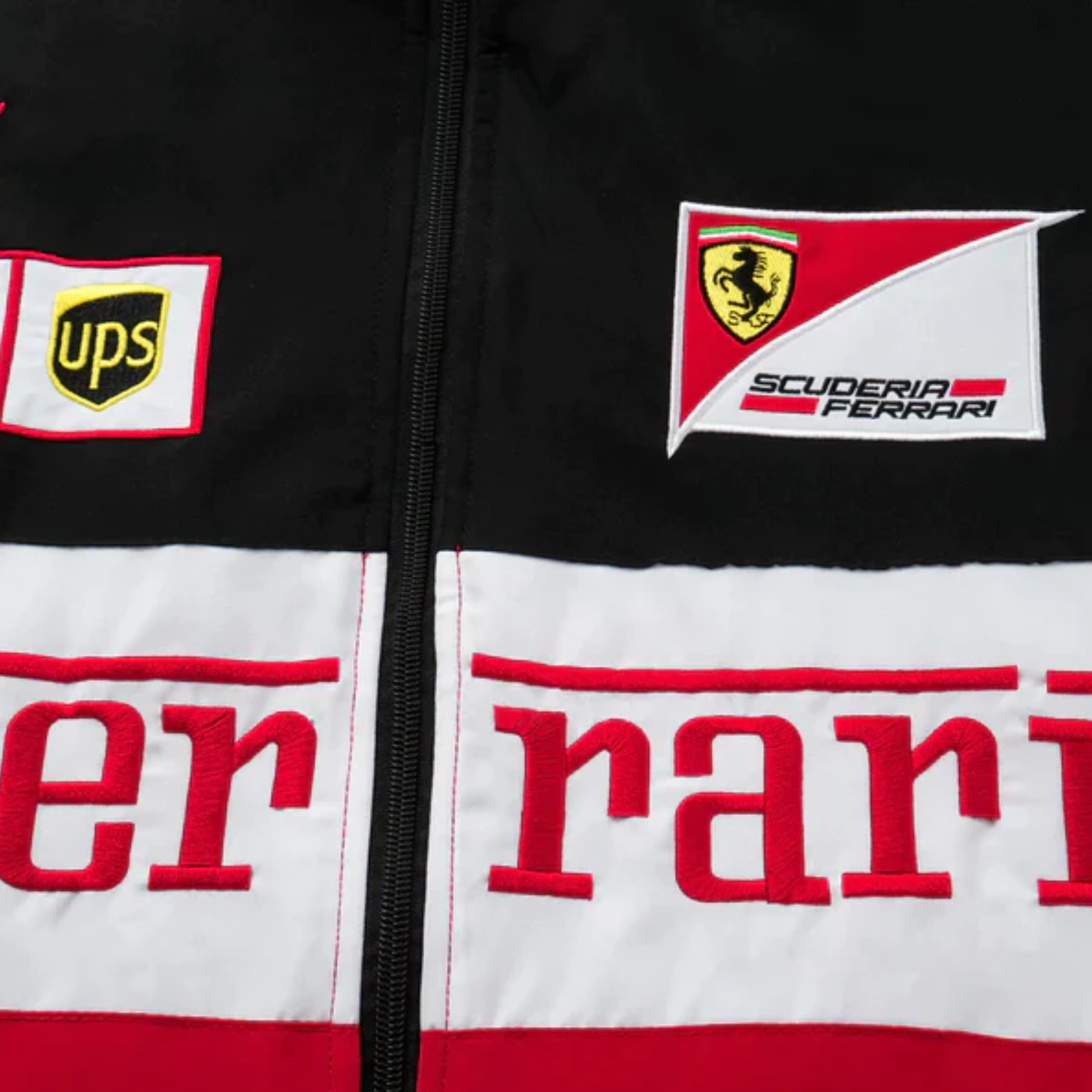FERRARI F1 Vintage White Jacket